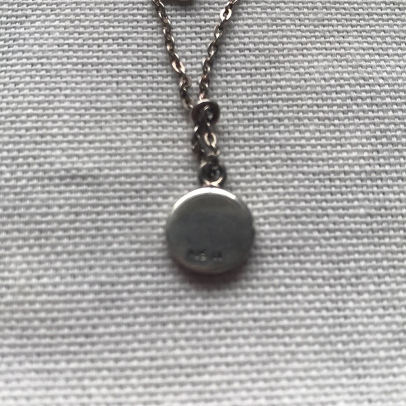 Childs Cross Charm 16" Chain 925 Sterling Silver - Picture 3 of 4